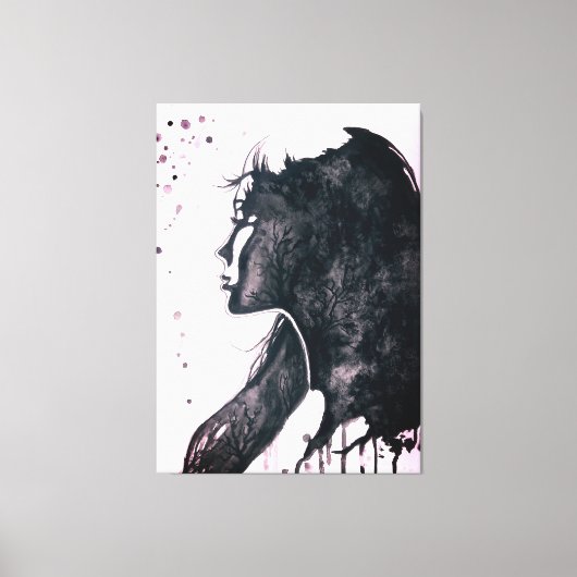 Lady Emotion Canvas Print Leinwanddruck (Vorderseite)