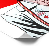 Lady England Poster (Ecke)