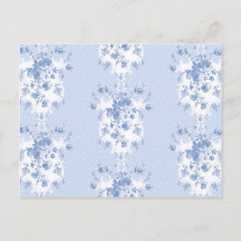 Lady Enid Postcards in Blaubeerblau Postkarte