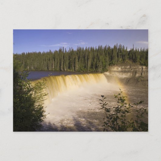 Lady Evelyn Falls Territorial Park, Northwest Postkarte (Vorderseite)