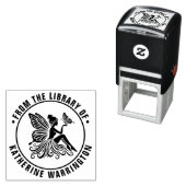 Lady Fairy Holding Butterfly Bibliotheksname Permastempel (Beispiel)