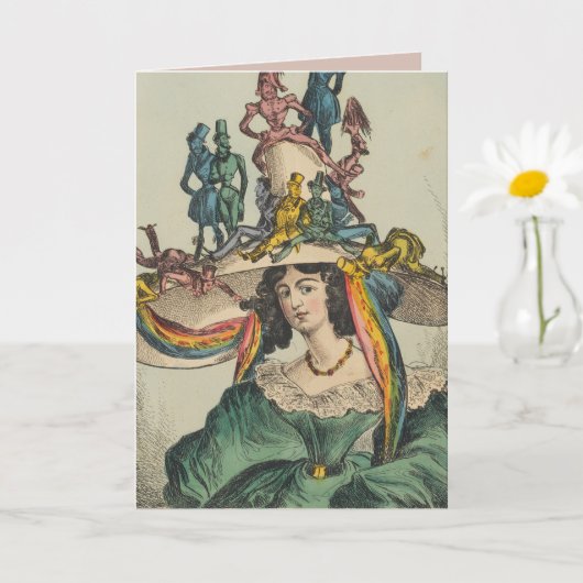 Lady - Faltkarte Karte (Kleine Pflanze)