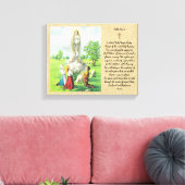 Lady Fatima Prayer Wall Art katholische Gabe Leinwanddruck (Insitu (Wohnzimmer))