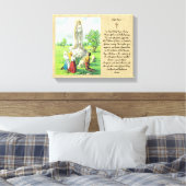 Lady Fatima Prayer Wall Art katholische Gabe Leinwanddruck (Insitu (Schlafzimmer))