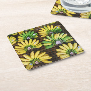 Lady Finger Bananas ~ Egg Banana (ก ล้ ว ย ข่ ไ) Rechteckiger Pappuntersetzer