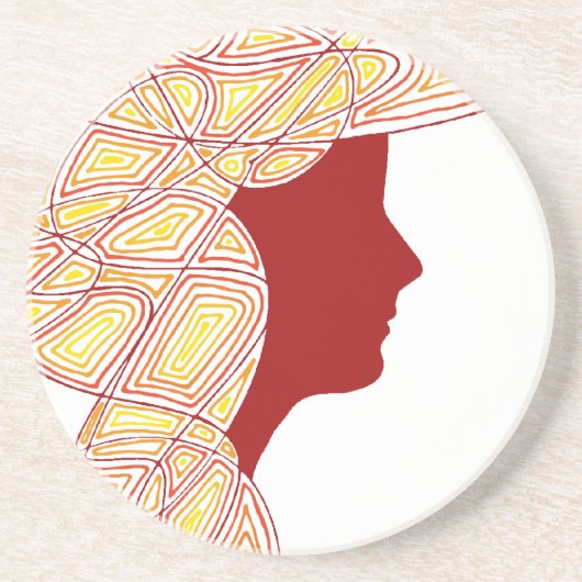 Lady Fire Untersetzer (Vorne)