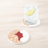 Lady Fire Untersetzer (Seite)