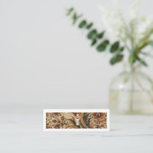 Lady Flower in the Wind | Persian Floral Fantasy A Mini Visitenkarte (Stehend Vorderseite)