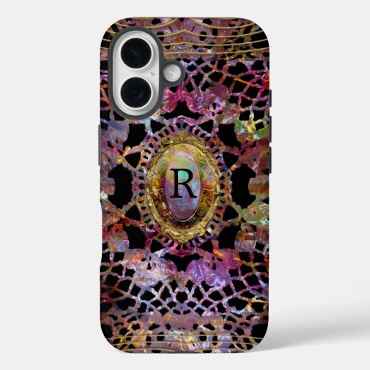 Lady Fowlers Monogram Special Case-Mate iPhone Hülle (Rückseite)