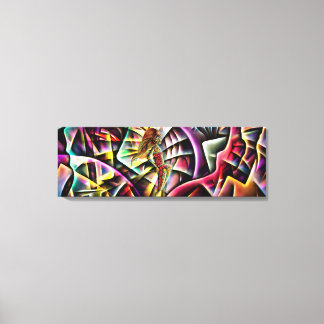 Lady Fraktal die Abstrakte Prinzessin des Fraktals Leinwanddruck