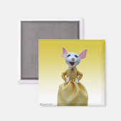 Lady Fromage Magnet (Vorderseite/Rückseite)