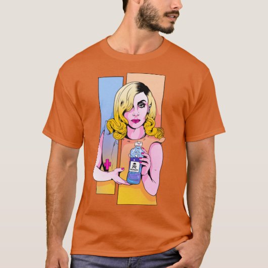 Lady Gagaelephone Merch original illustration fami T-Shirt (Vorderseite)