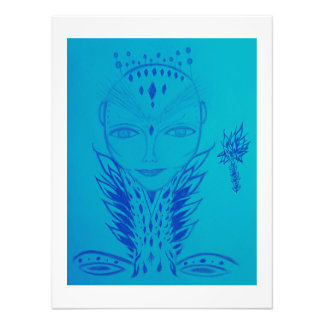 Lady Galactic Being Fotodruck