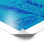 Lady Galactic Being Fotodruck (Ecke)