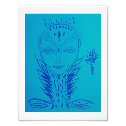 Lady Galactic Being Fotodruck (Vorne)