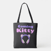 Lady Gamer - Gaming Kitty Tasche (Rückseite)