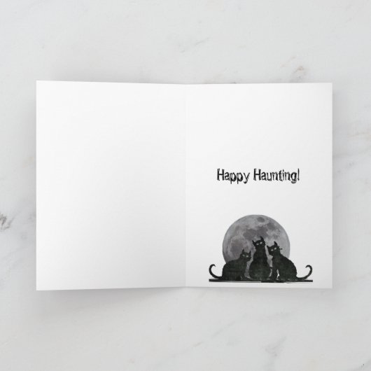 Lady Gespenst durch Spuk Haus Karte (Innenseite)