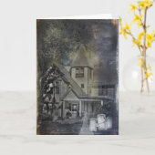 Lady Gespenst durch Spuk Haus Karte (Gelbe Blume)