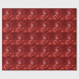 Lady Ghoul knurrt zwischen Pflanzen Geschenkpapier