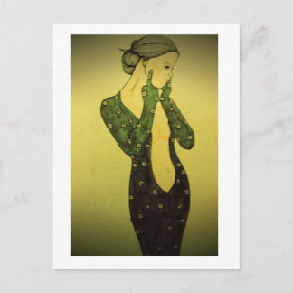 Lady Givebird Postkarte