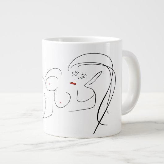 LADY GODIVA Jumbo Tasse (Vorderseite Rechts)