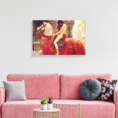 Lady Godiva Leinwanddruck (Insitu (Wohnzimmer))