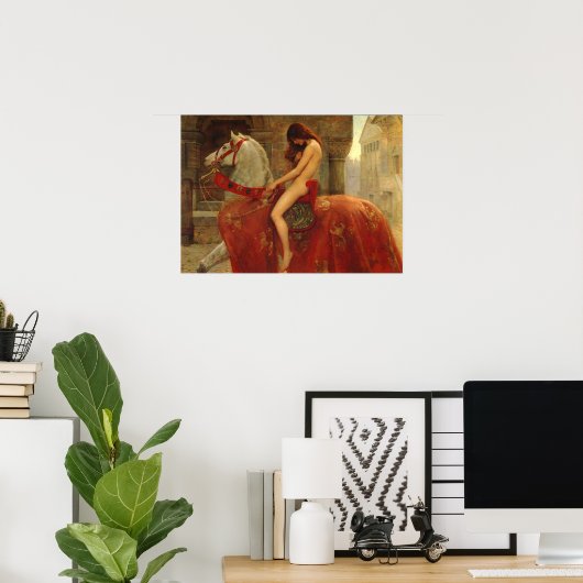 Lady Godiva Poster (Heimbüro)