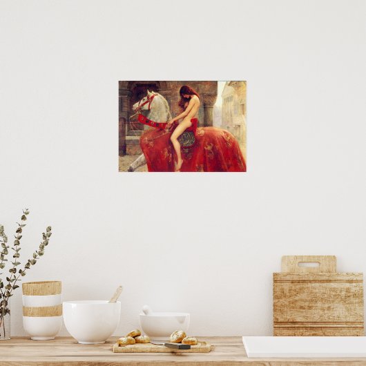 Lady Godiva Poster (Küche)