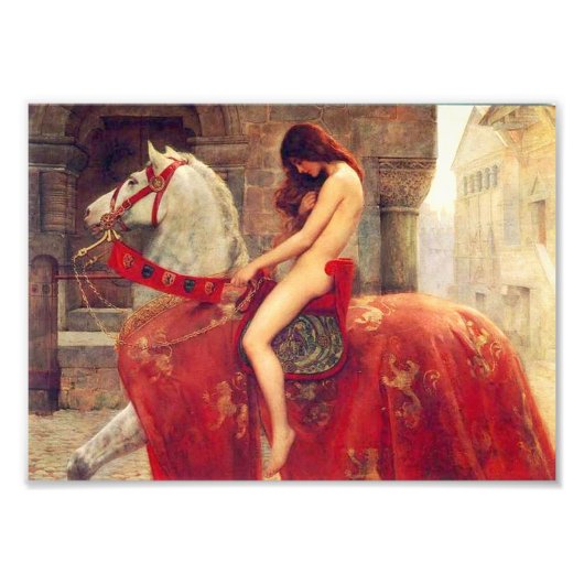 Lady Godiva Print Fotodruck (Vorne)