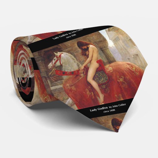 "Lady Gogova" von John Collier ネ タイ Krawatte (Gerollt)
