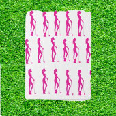 Lady Golf Geschenkpapier