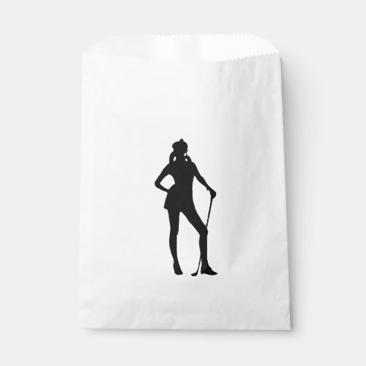 Lady Golf Sport Design Geschenktütchen (Vorderseite)