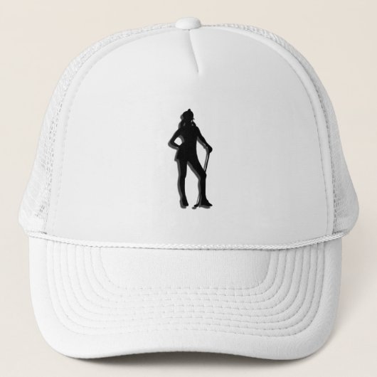 Lady Golfer Baseball / Trucker Cap Truckerkappe (Vorderseite)