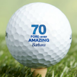 Lady Golfer Geschenk 70 - 70. Phantastisch Golfball