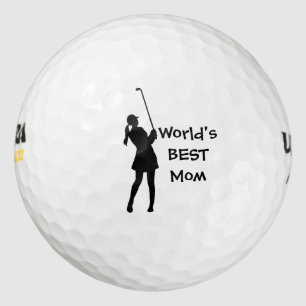 Lady Golfer Golf Ball