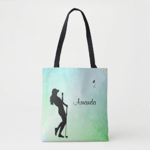 Lady Golfer Green Personal Tasche