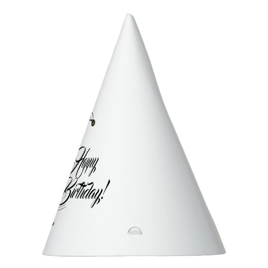 Lady Golfer Happy Birthday Partyhütchen (Rechts)