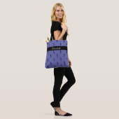Lady Golfer Individuelle Name Pattern Periwinkle B Tasche (Am Model)