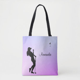 Lady Golfer Lila Personal Tasche