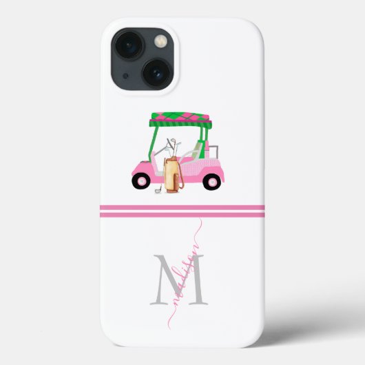 Lady Golfer Personalisiert Case-Mate iPhone Hülle (Rückseite)