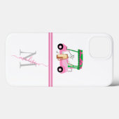 Lady Golfer Personalisiert Case-Mate iPhone Hülle (Rückseite (Horizontal))