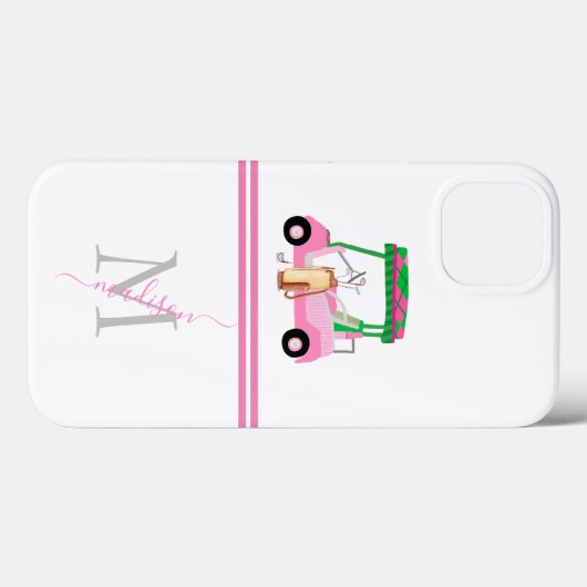 Lady Golfer Personalisiert Case-Mate iPhone Hülle (Rückseite (Horizontal))