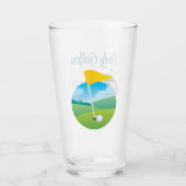 Lady Golfers haben mehr Drive Glass Tumbler (Rückseite)