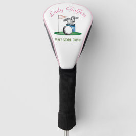 Lady Golfers haben mehr Drive Golf Head Cover Headcover