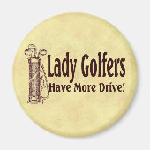 Lady Golfers Magnet (Vorne)