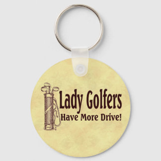Lady Golfers Schlüsselanhänger