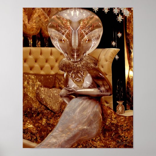 Lady Gray Print Poster (Vorne)