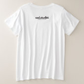 Lady Große Größe T-Shirt (Design Rückseite)