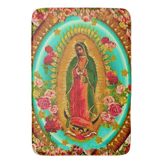 Lady Guadalupe Mexikanische St. Jungfrau Mary Badematte