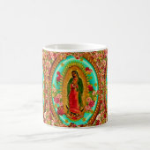 Lady Guadalupe Mexikanische St. Jungfrau Mary Kaffeetasse (Mittel)